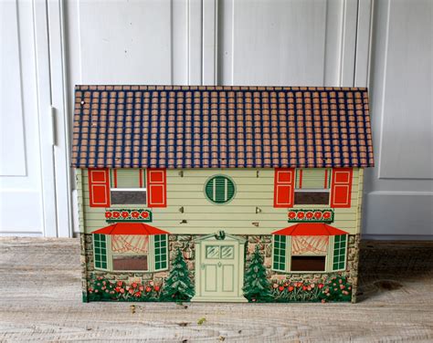 vintage metal doll houses for sale|vintage metal dollhouse 1960.